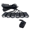 GPRGIT 90W LED Grille Spotlight Kit (6-Piece) - Off-Road Fog Work Light for SUV/Truck, IP67