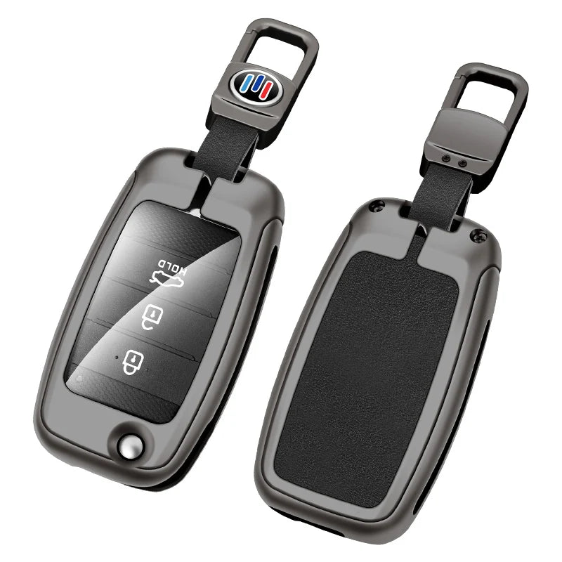 GPRGIT Zinc Alloy Car Key Case for Kia RIO 3 K2 K3 K4 K5 Sportege Picanto Optima Soul Ceed Sorento Forte Stinger Cerato
