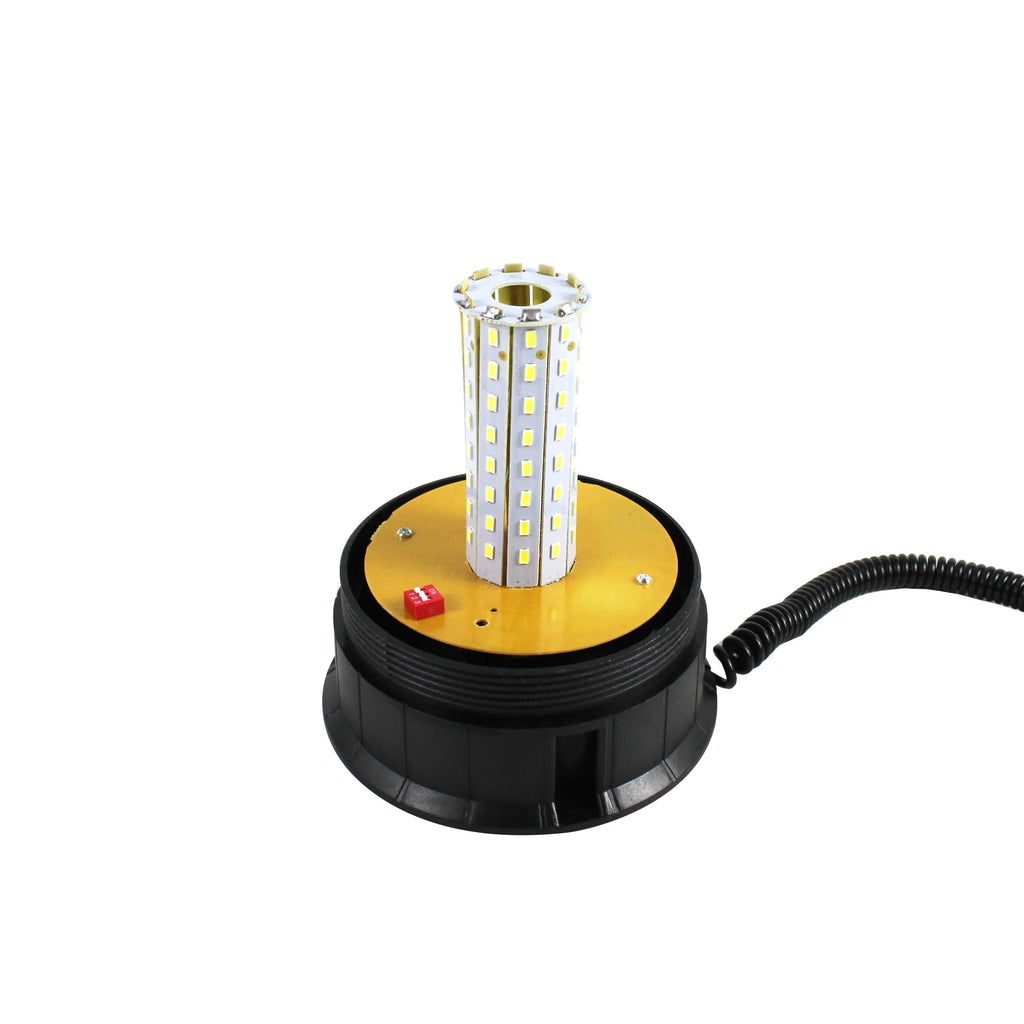 Amber 80 LED Strobe Beacon Light Rooftop Rotating Emergency Warning Flashing Light for Forklift Truck