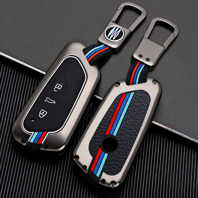 GPRGIT Zinc Alloy Auto Car Accessories for VW Golf 8 MK8 2020 for Skoda Octavia Key Protective Case Cover