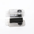 GPRGIT Car Door LED Logo Projector Light for Audi Ghost 3D Welcome Lamp 12V