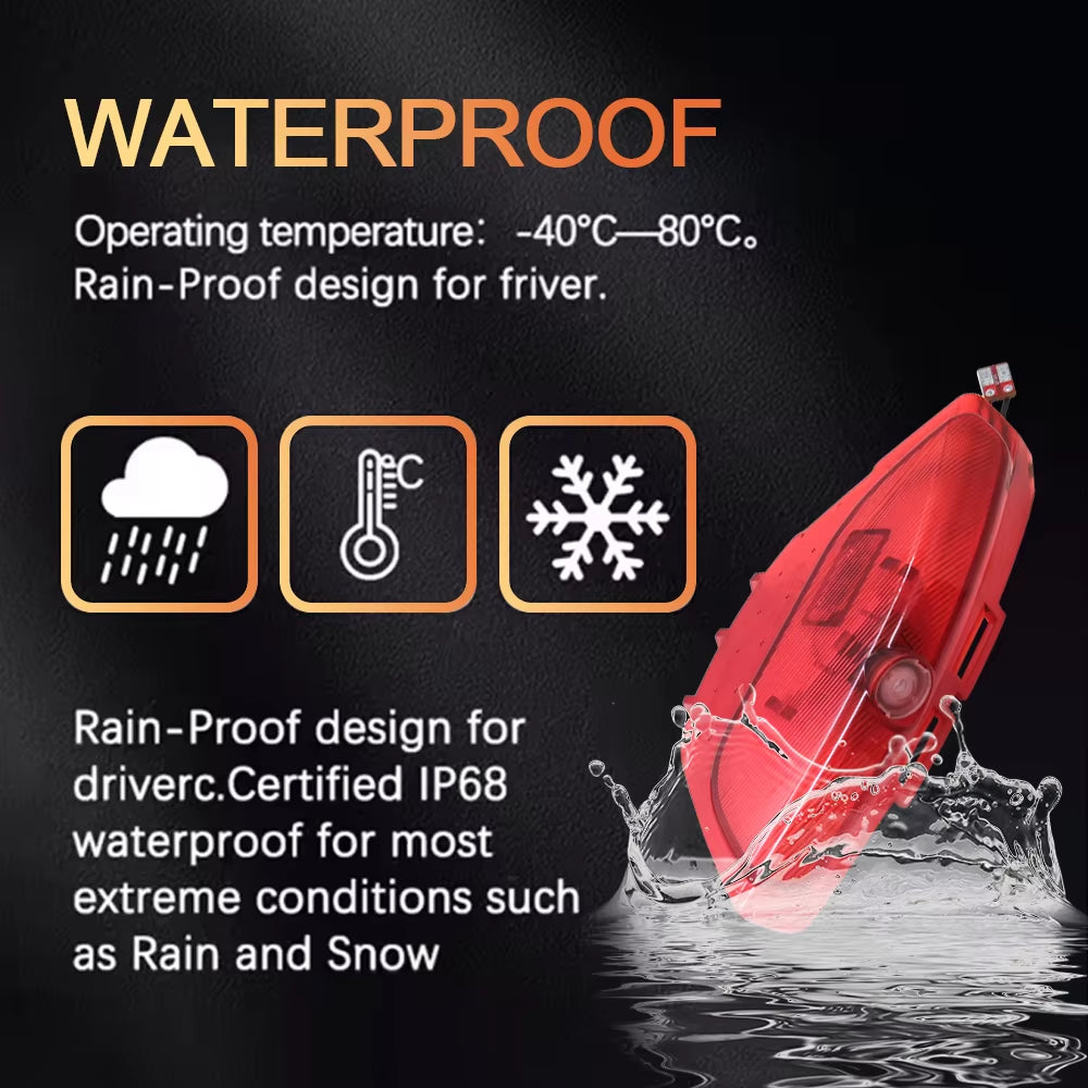 GPRGIT LED Car Door Lights Laser Logo Projector Wireless HD for Kia K5 2016-2019, 12V