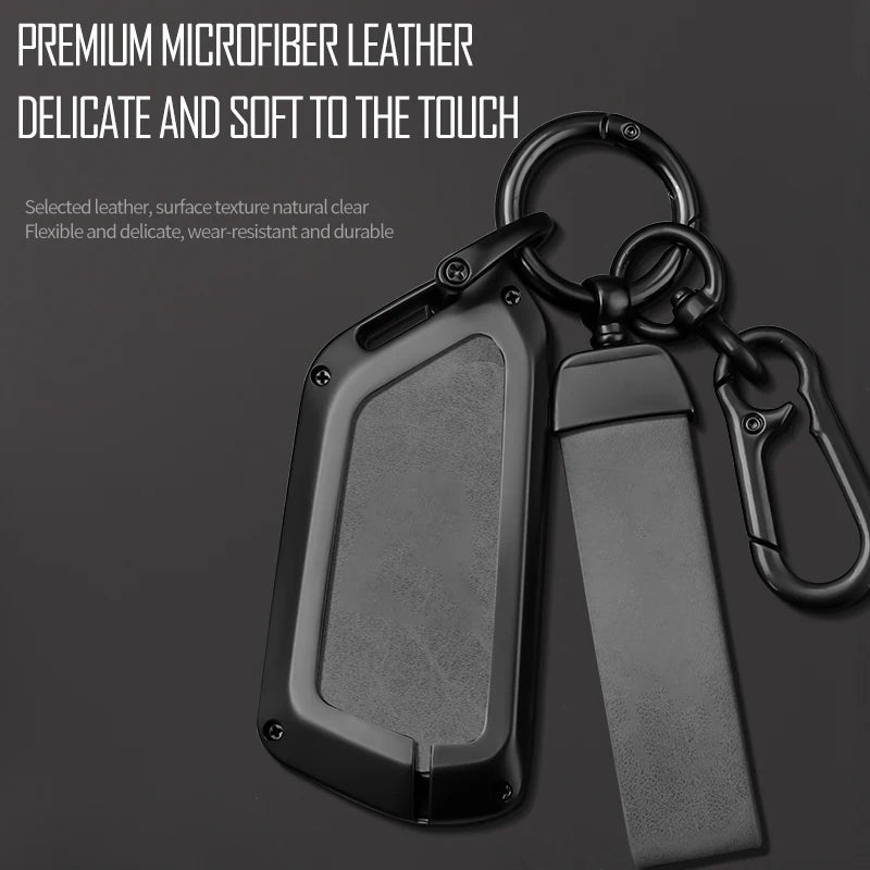 GPRGIT Alloy Car Key Case Cover for VW Volkswagen Golf 8 MK8 ID.3 ID.4 Atlas Cupra Skoda Octavia A8 SEAT Leon MK4 Formentor Tarraco