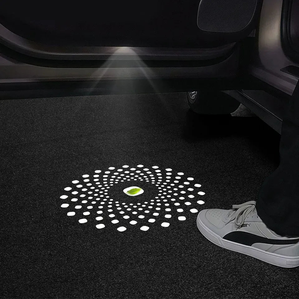 GPRGIT Welcome Light OLIVER Car Doors for YU7 SU7 2025 2026 Projection Lamp Car Modification Accessories