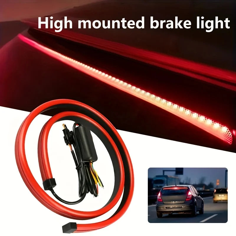 GPRGIT Universal LED Third Brake Light with Turn Signal - Cars & Trucks - 12V, 3W, Rear Windshield, Surface Mount