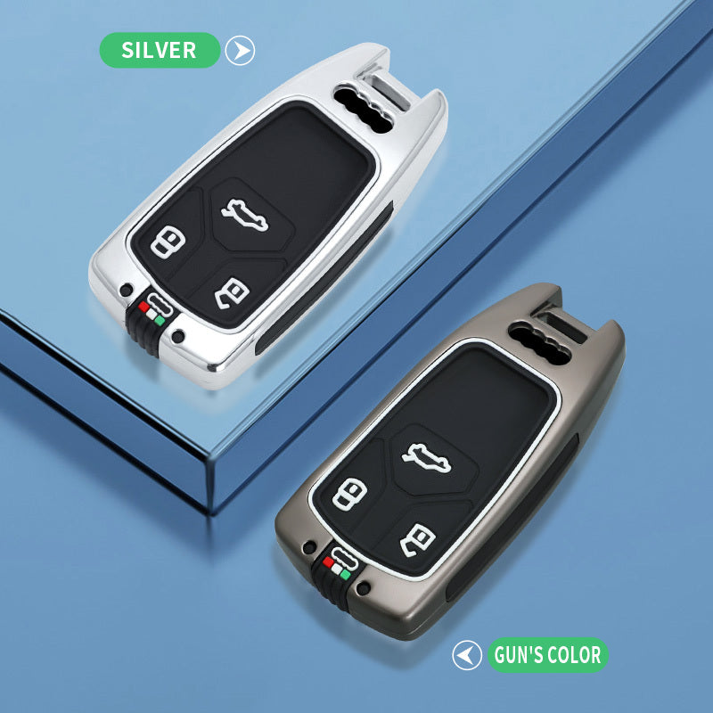 GPRGIT Zinc Alloy Car Remote Key Cover Case Shell for Audi A4 B9 A5 A6 8S 8W Q5 Q7 4M S4 S5 S7 TT TTS TFSI RS Keyless Accessories
