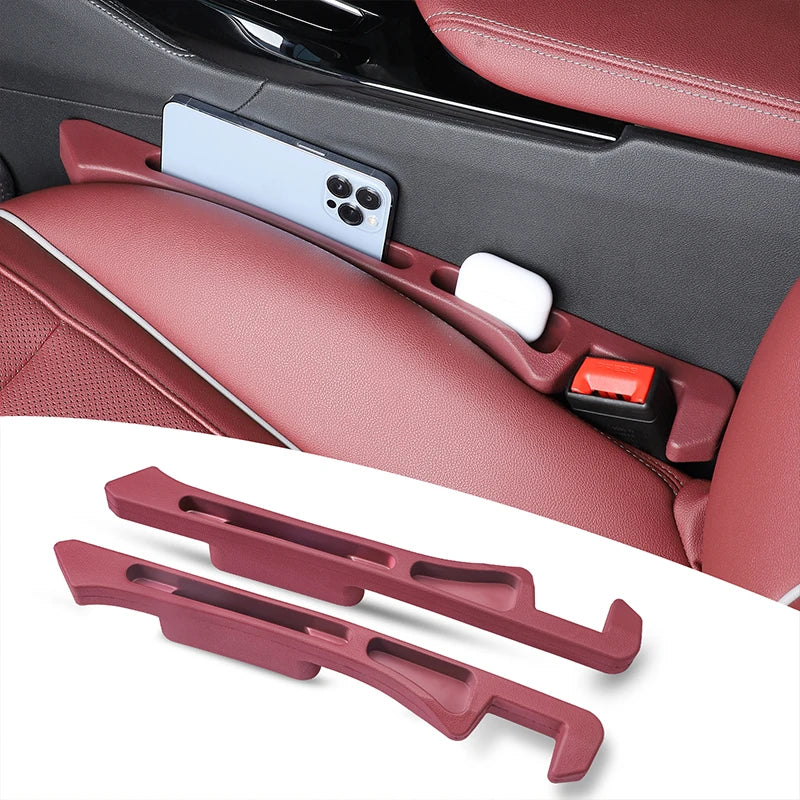 GPRGIT 2-pack Universal Car Seat Gap Sealant Seam Filler Seat Side Slot Strip Gap Interior Storage Box Leak-proof Filler Strip