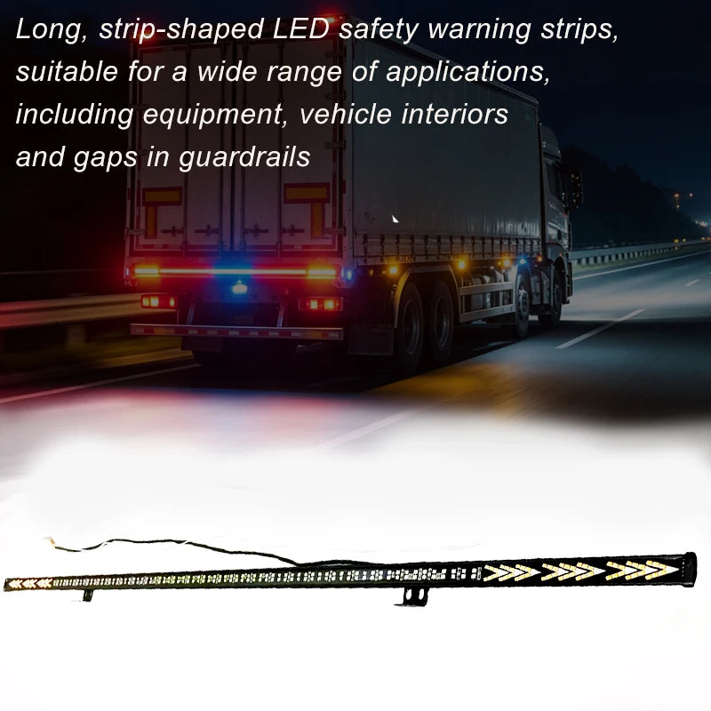 GPRGIT 12V LED Traffic Advisor Arrow Stick Light Bar 216 LED Sequential Strobe Suction Cup Mount