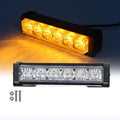 Vehicle 6 LED Warning Light Bar Waterproof Grille LED Light Bar Emergency Strobe Lights for Truck Offroad