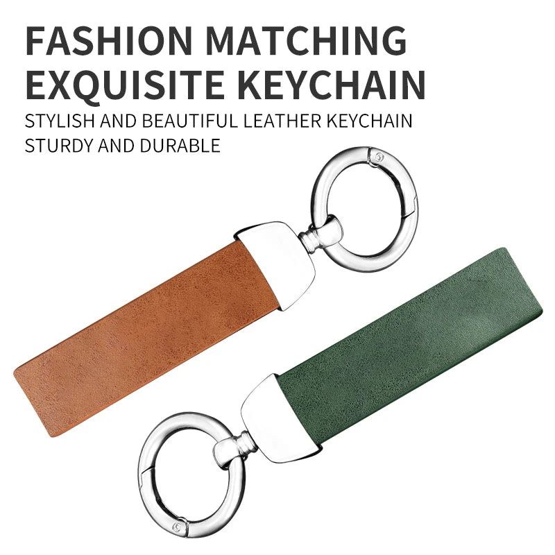 GPRGIT Metal Leather Key Case Cover for VW Volkswagen Golf 8 2020 Skoda Octavia A8 2021 SEAT Leon MK4 Key Fob