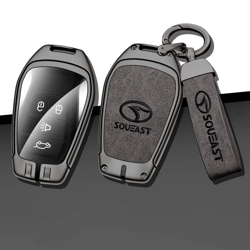 GPRGIT Zinc Alloy Car Remote Key Case Cover Shell for Baic X7 BJ40 Senova D50 D70 X55 X65 EU5 EU7 Accessories Fob Holder