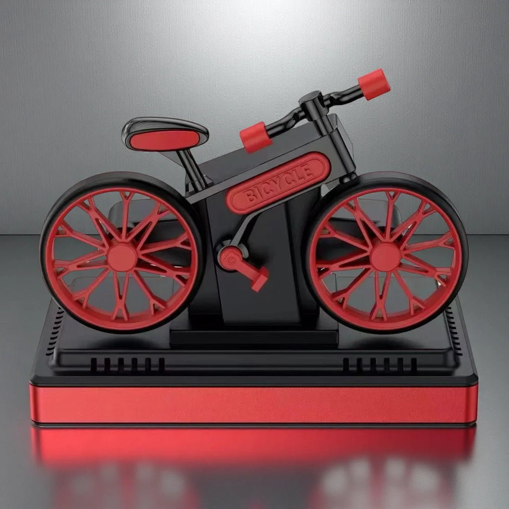 GPRGIT High-Grade Solar Energy Rotating Bicycle Ornament Car Perfume Aromatherapy Dashboard Decoration