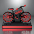 GPRGIT High-Grade Solar Energy Rotating Bicycle Ornament Car Perfume Aromatherapy Dashboard Decoration