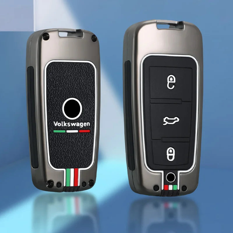 GPRGIT New Zinc Alloy Remote Car Key Case Full Cover for Volkswagen VW Passat CC B6 B7 B7L 3C R36 Maogotan B5 Replacement Accessories