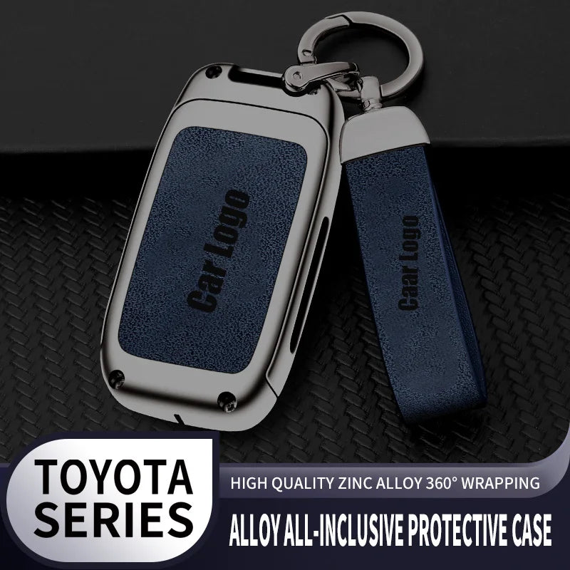 GPRGIT Remote Car Key Case for Toyota Aqua RAV4 Land Cruiser Camry Prado Corolla Auris Prius Alpha Keyless Fob 2 3 4 Buttons
