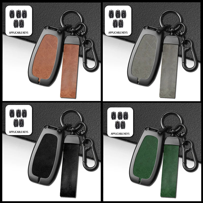 GPRGIT Car Key Case for Chevrolet Chevy Camaro Cruze Malibu Trax Equinox Onix Blazer Traverse Monza Orlando Alloy
