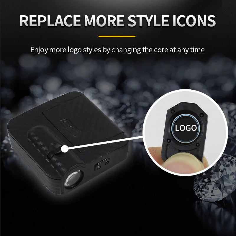GPRGIT Wireless LED Car Door Welcome Logo Light Ghost Courtesy Projector Step Lights