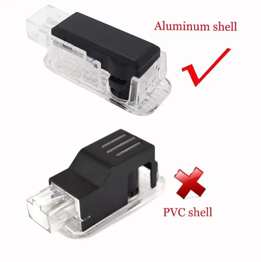 GPRGIT Car Door LED Ghost Shadow Projector Welcome Lamp for Audi Series 12V