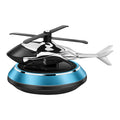 GPRGIT Solar Rotating Aircraft Car Perfume Air Freshener Solid Balm Metal
