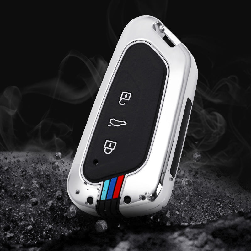 GPRGIT Zinc Alloy Auto Car Accessories for VW Golf 8 MK8 2020 for Skoda Octavia Key Protective Case Cover