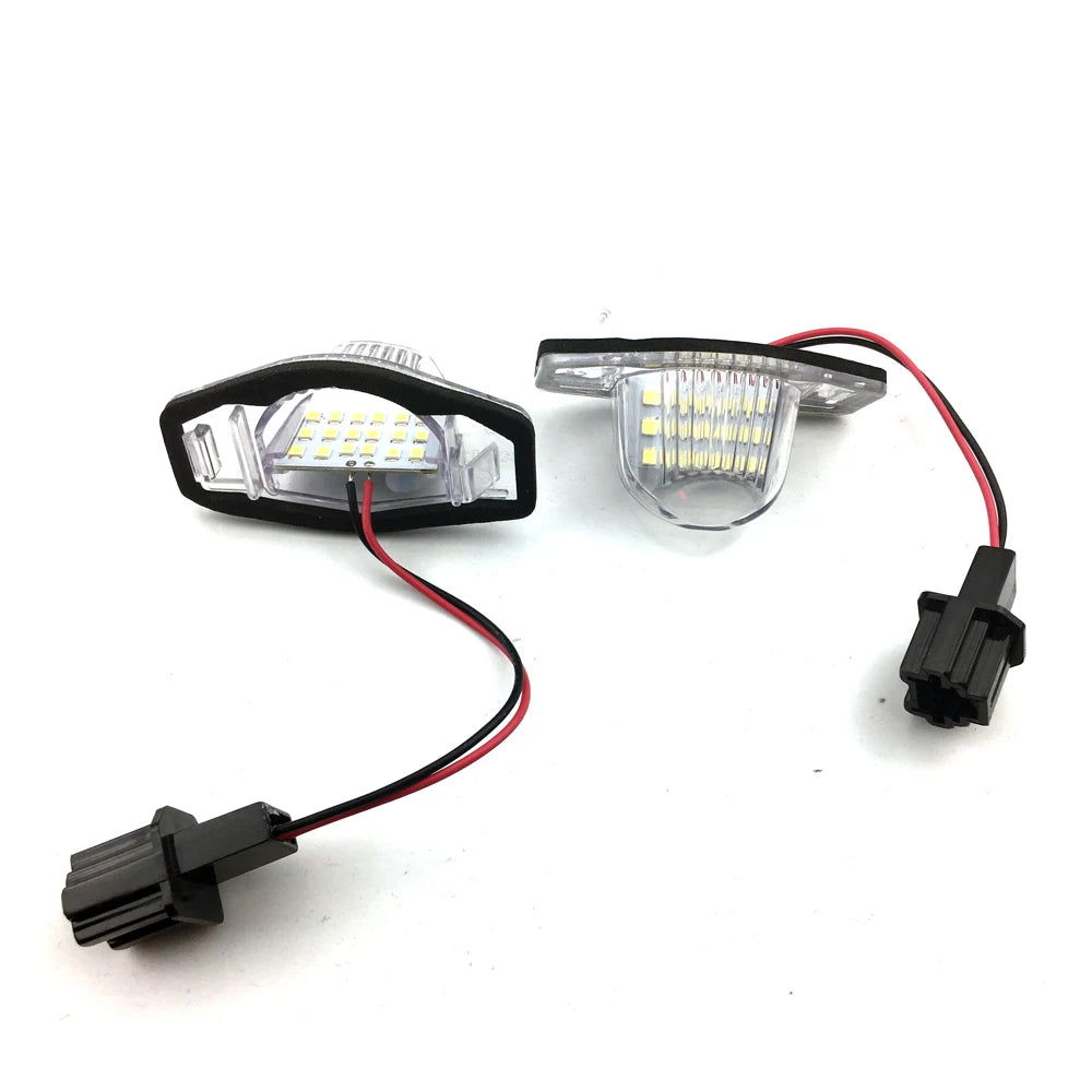 GPRGIT LED License Plate Light Bulbs for Honda Jazz Odyssey Stream Insight CR-V FR-V Crosstour HR-V 12V 6500K