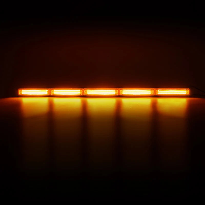 29inch Vehicles COB Warning Strobe Lightbar Multicolor Flashing DRL Lights Bar LED Flash Emergency Work Lights for Trucks