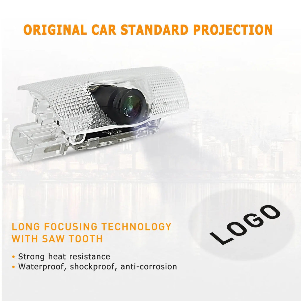 GPRGIT LED Car Door Welcome Light Projector Logo Courtesy Laser Shadow Lamp for Toyota 4 Runner Avalon Camry Highlander Prius Venza