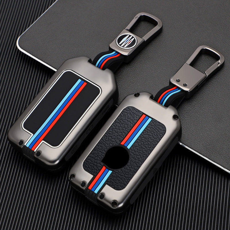 GPRGIT Zinc Alloy Car Key Case Cover Key Bag New Design for Volvo S90 V90 XC90 XC60 XC40 Protective Keychain Auto Car Accessories