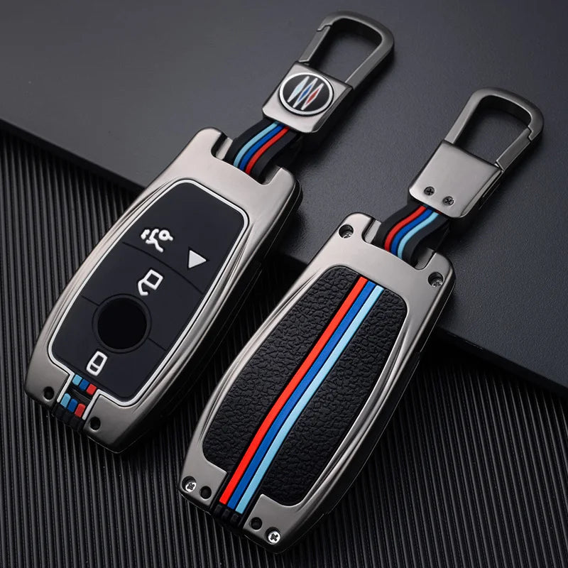 GPRGIT Smart Car Key Case Cover for Mercedes Benz E S Class W213 E200 E260 E300 GLA CLA GLC GLE GLB AMG
