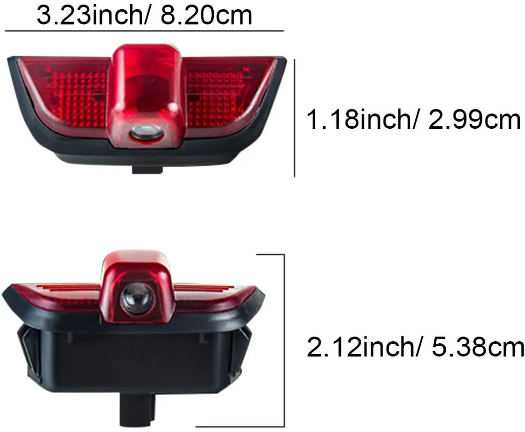 GPRGIT Car LED Logo Ghost Light Door Lights Projector Welcome Lamp Accessories Emblem Lamps for Mercedes Benz