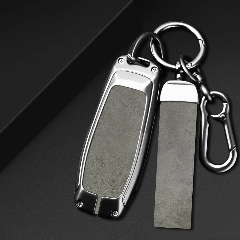 GPRGIT Car Smart Key Cover Case for Ford Territory EV Keyless Bag Shell Holder Protector Keychain Keyring