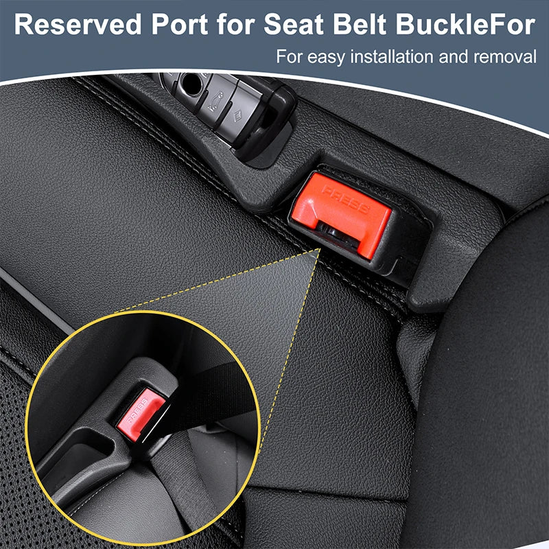 GPRGIT 2-pack Universal Car Seat Gap Sealant Seam Filler Seat Side Slot Strip Gap Interior Storage Box Leak-proof Filler Strip
