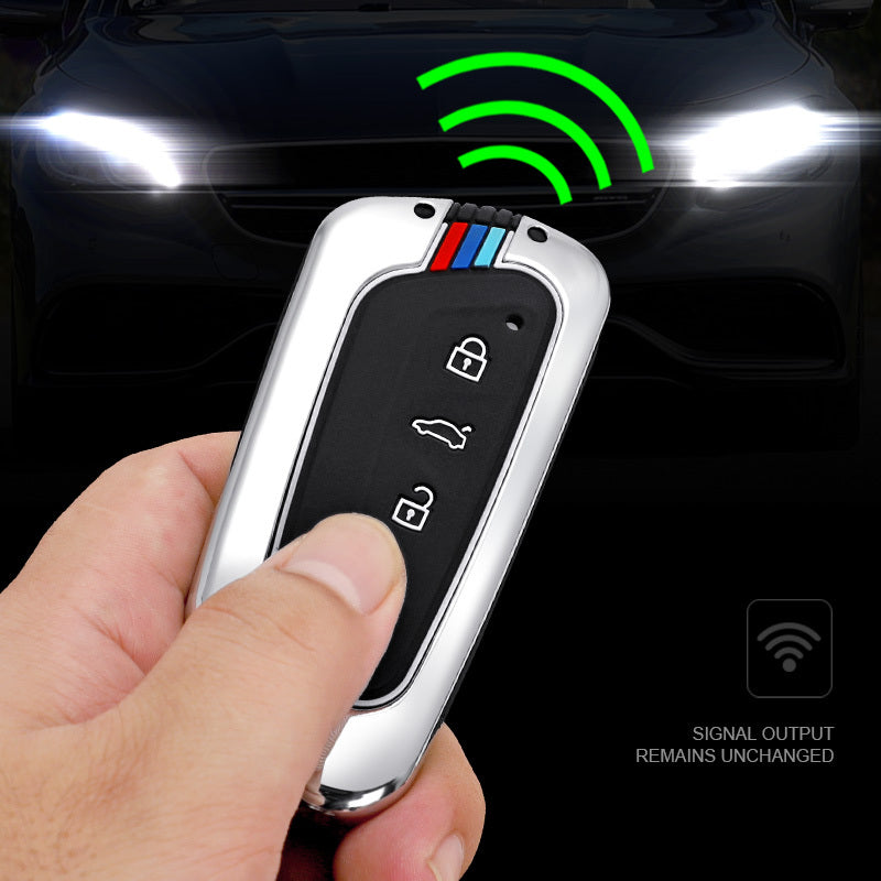GPRGIT Zinc Alloy Auto Car Accessories for VW Golf 8 MK8 2020 for Skoda Octavia Key Protective Case Cover