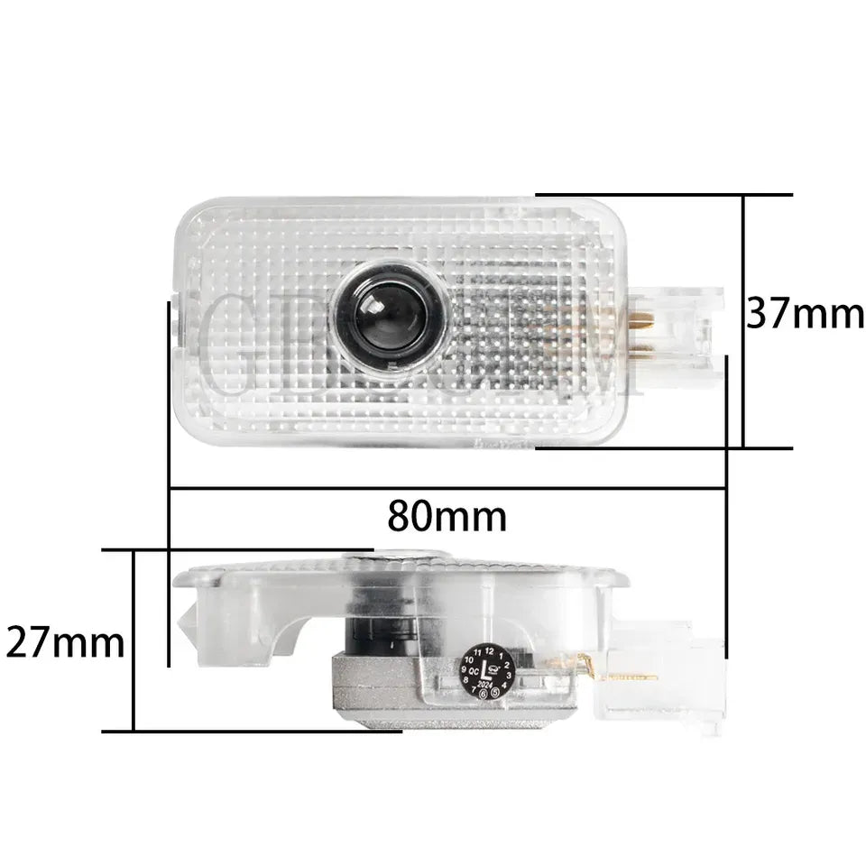 GPRGIT LED Car Door Interior Courtesy Ghost Shadow Welcome Light Accessories for Subaru Forester Outback Legacy Impreza Tribeca XV