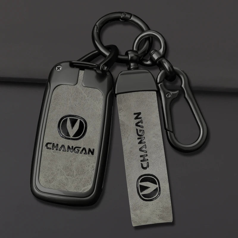 GPRGIT Flip Car Key Case Cover Holder for Changan CS15 Eado Raeton Benben Benni E- Star Alsvin CS35 Plus CS55 CS75 CX70 Accessory