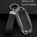 GPRGIT Zinc Alloy Leather Car Logo Key Case Cover for Nissan Qashqai J10 J11 X-Trail T31 T32 Kicks Tiida Pathfinder Murano Note Juke