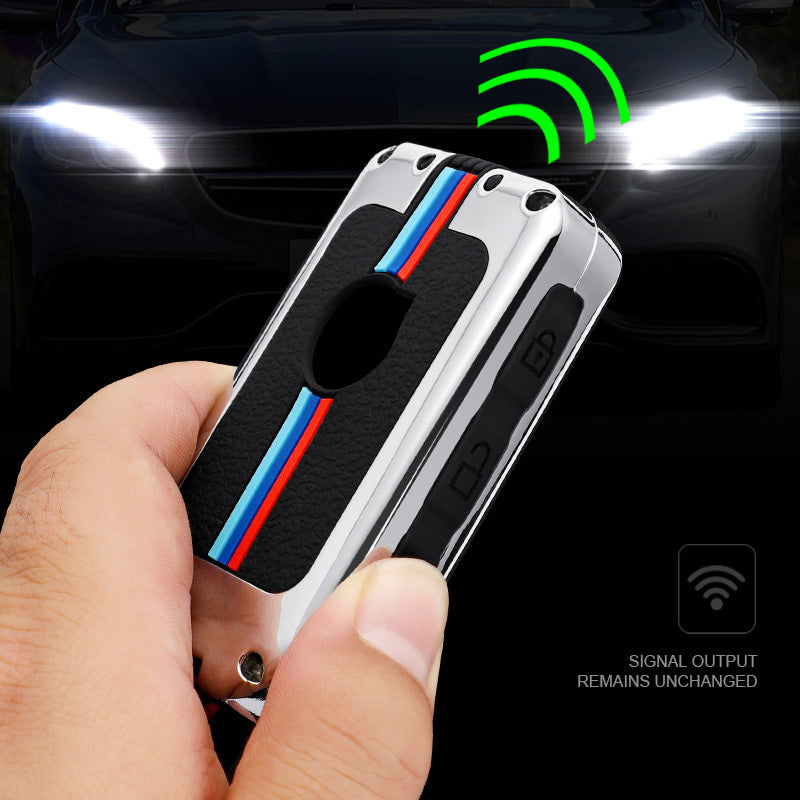 GPRGIT Zinc Alloy Car Key Case Cover Key Bag New Design for Volvo S90 V90 XC90 XC60 XC40 Protective Keychain Auto Car Accessories