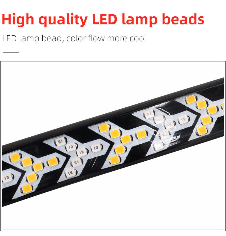 GPRGIT 60-Inch Tailgate Light Bar Strip Lights for Trucks, Waterproof Red Arrow LED Strip Tail Light, 12V
