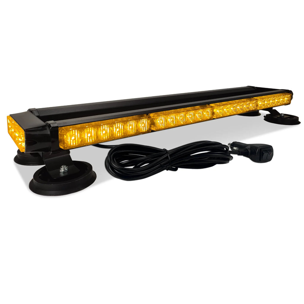 High Intensity Aluminum LED Strobe Light Bar Double-Sided for Cars Trucks Strong Magnetic Plow Truck Emergency Warning Light Bar