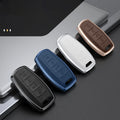 GPRGIT Aluminum Alloy+Leather Car Key Cover Case for Great Wall Haval H6 H7 H8 H9 F5 F7 H2S Coupe