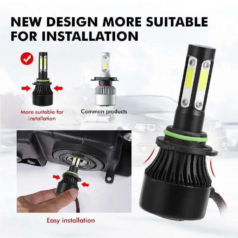 Car Headlights H7 H4 9005 HB3 9006 HB4 H11 Cob LED Lights for Auto Headlamps of Fog Bulbs 6500K X7