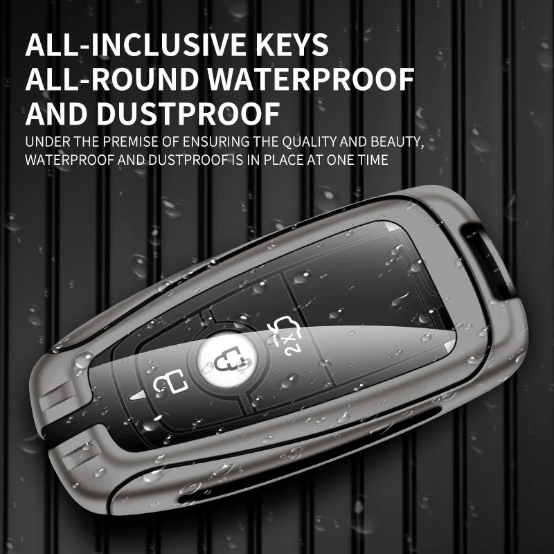 GPRGIT Zinc Alloy Car Remote Key Case for Ford Raptor F150 F-150 Remote Control Protector Key Cover