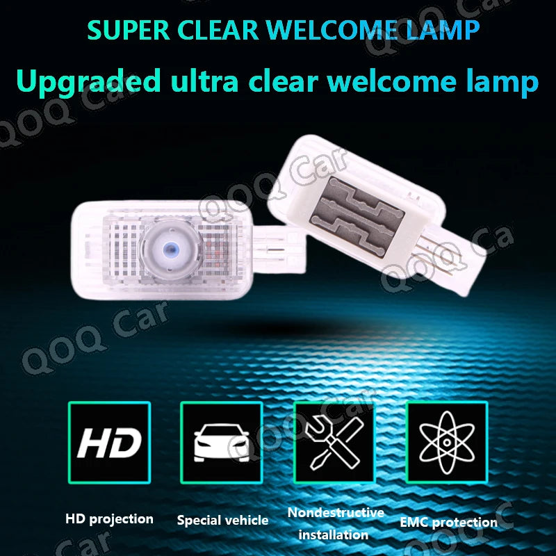 GPRGIT 2PCS Welcome Light for Lotus Emira Emeya Eletre Car Door Puddle Lamp LED Projection Atmosphere Light