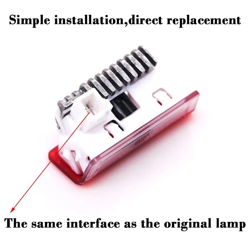 GPRGIT LED Car Door Ghost Logo Projector Light for Mercedes Benz A C E M Class W176 W205 W212 W166 AMG E630 ML250 A180 C200