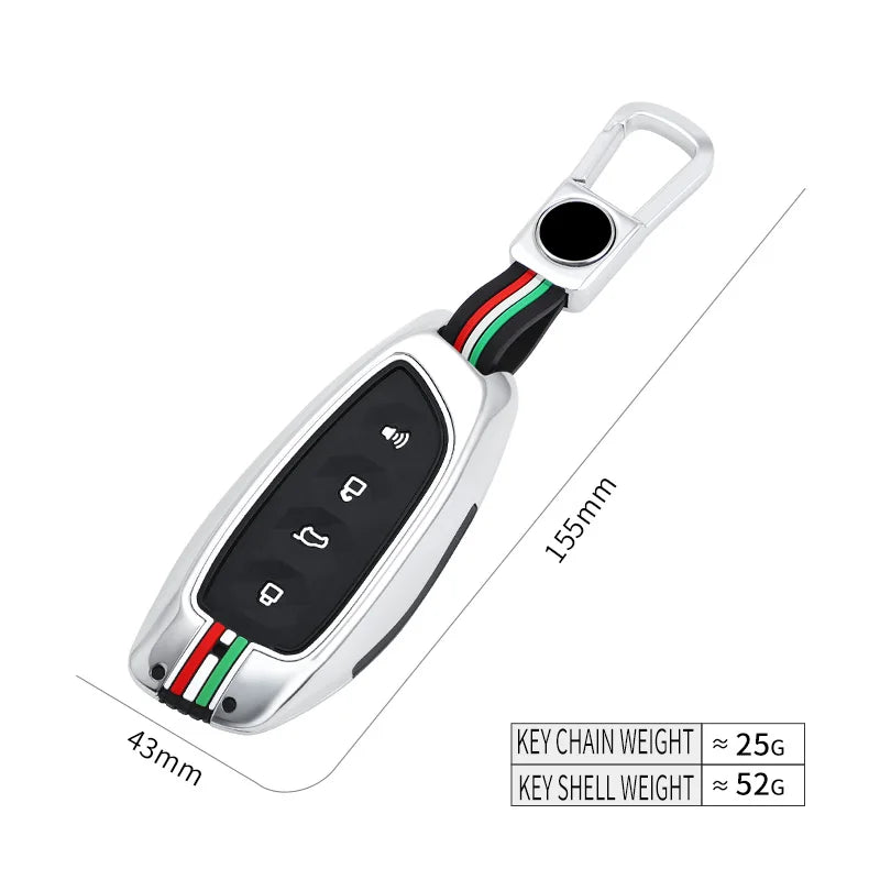 GPRGIT Zinc Alloy Car Key Case Cover Shell for Haval H9 F7x H5 H3 Great Wall 5 3 M2 H6 Coupe Great Wall M4 H2 6 Holder