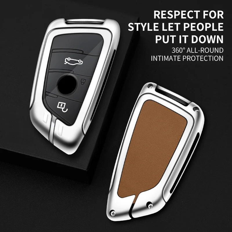 GPRGIT Leather Car Key Case for BMW F20/G20/G30/X1/X3/X4/X5/G05/X6