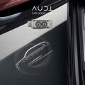 GPRGIT 2pcs Car Door Light for Audi A4 A6 A6L Q3 Q5 Q5L Q7 Q8 A7 A8 A5 RS A3 Dual Lens Dynamic HD LED Lamp Laser Decor Projector