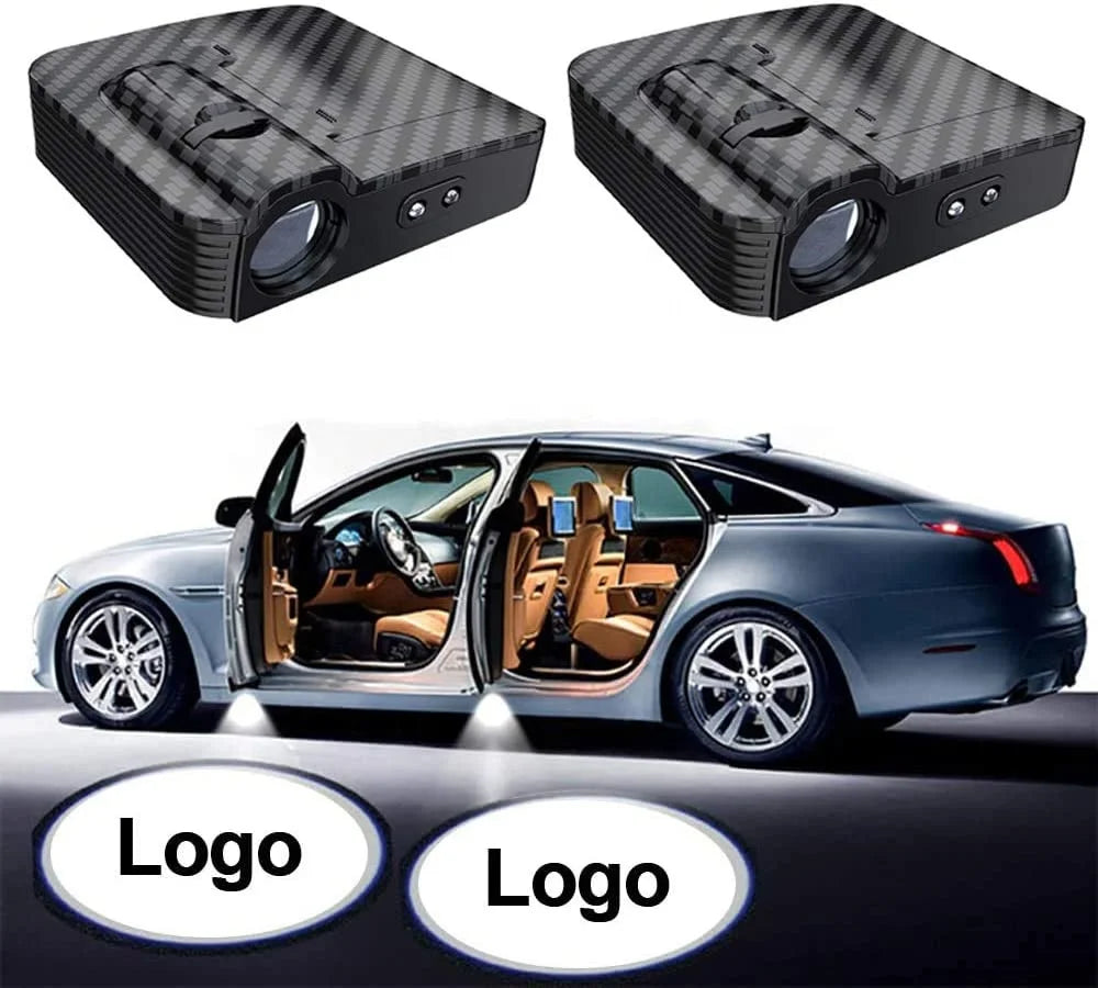 GPRGIT Wireless Car Door Custom Logo Welcome Light LED Projector Lamp Car Accessories Interior Decorative
