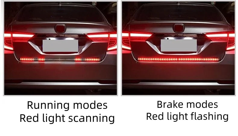 GPRGIT 12V RGB LED Tail Light Strip 9W Silicone Brake Turn Signal for Truck Pickup