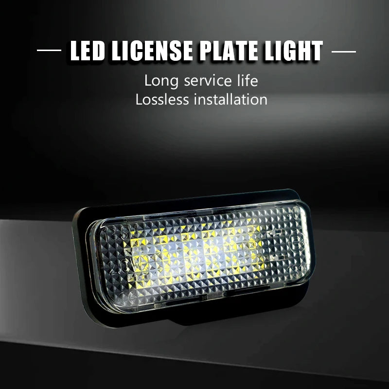 GPRGIT LED License Plate Light for Mercedes-Benz W203 W211 W219 12V 6500K